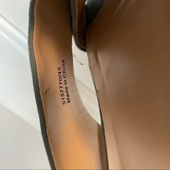 New Look blue suede heeled sandals size 40/9.5 womens wide fit - Picture 4 of 4